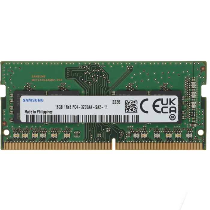 Модуль памяти DDR4 SO-DIMM 16Gb PC25600 (3200MHz) Samsung (M471A2G43AB2-CWE)