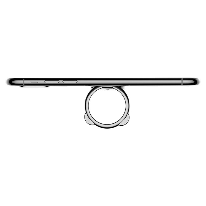 Подставка-держатель с кольцом Baseus Bear Finger Metal Ring Grip Stand Holder (SUBR-09) (Red)