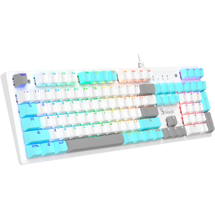клавиатура A4tech Bloody S510N LED USB (ICY WHITE)