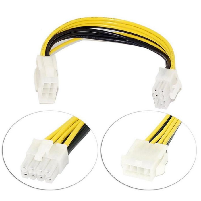 Удлинитель на мат. плату 8pin 20см (8M-8F)