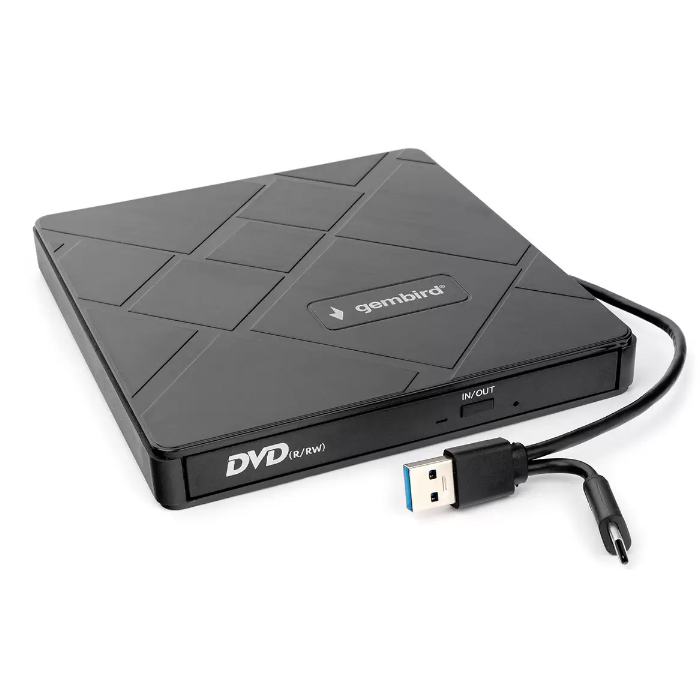 Привод внешний Gembird DVD-USB-04  black