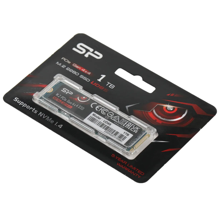 Твердотельный накопитель SSD Silicon Power PCI-E 4.0 x4 1Tb SP01KGBP44UD8505 M-Series UD85 M.2 2280