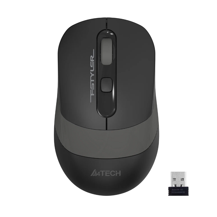A4Tech беспроводная мышь Fstyler FG10 черный/серый