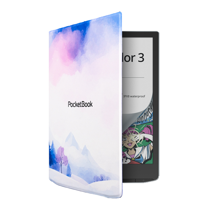 Чехол для книги  PocketBook 743G/К3 InkPad 4/Color3 зима, Flip (FL-743-WTP-WW)