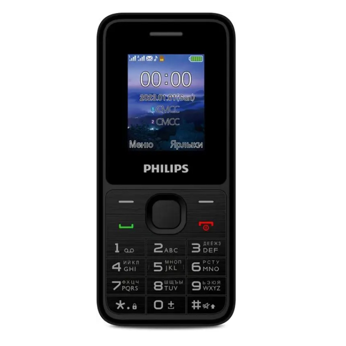 телефон Philips E2125 чёрный CTE2125BK/00