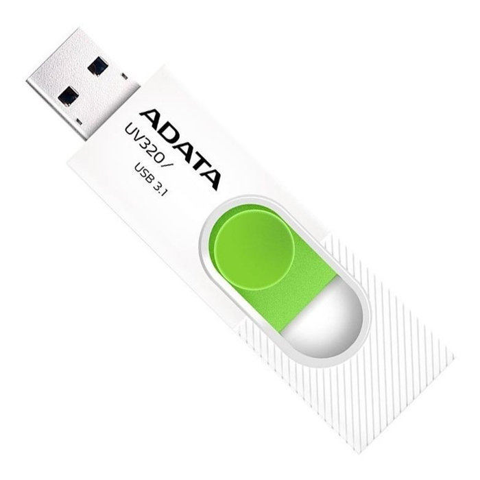 Флешка 256Gb A-Data USB3.2 UV320 (AUV320-256G-RWHGN

) white/green