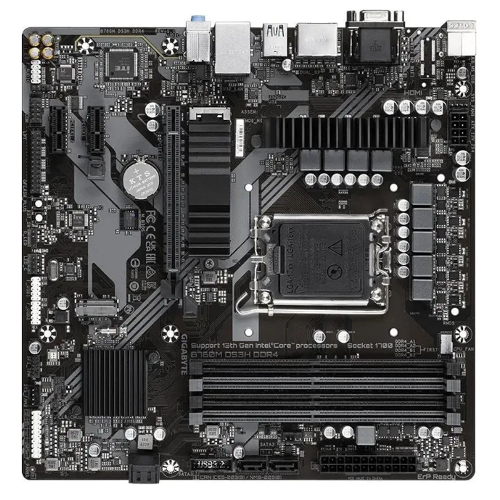 Материнская плата GigaByte B760M DS3H DDR4 mATX  Intel 1700