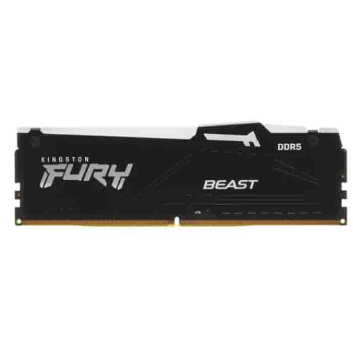 Модуль памяти DDR5 16Gb 5600MHz Kingston FURY Beast Black RGB KF556C40BBA-16 CL40