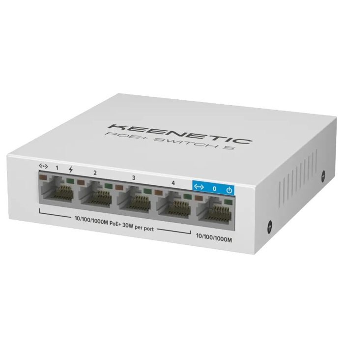 Keenetic коммутатор PoE+ Switch 5 (KN-4610)