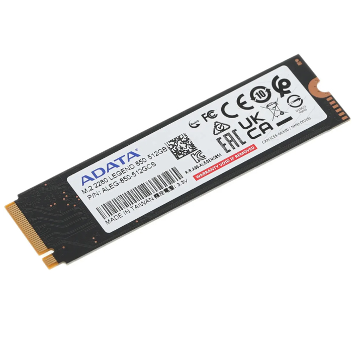 512Gb накопитель A-Data LEGEND 850 (500 TBW)  ALEG-850-512GCS ALEG-850-512GCS