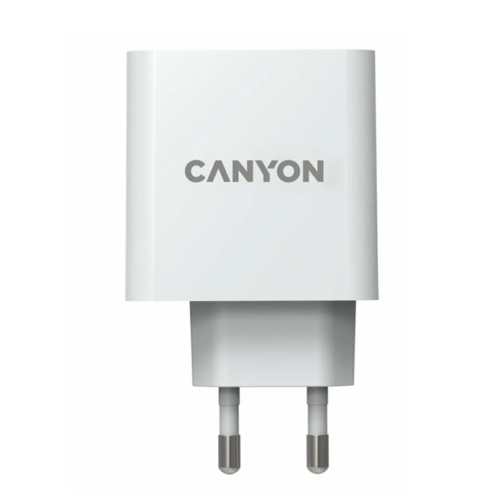эмулятор питания USB сетевой Canyon H-65 GAN, white (CND-CHA65W01)