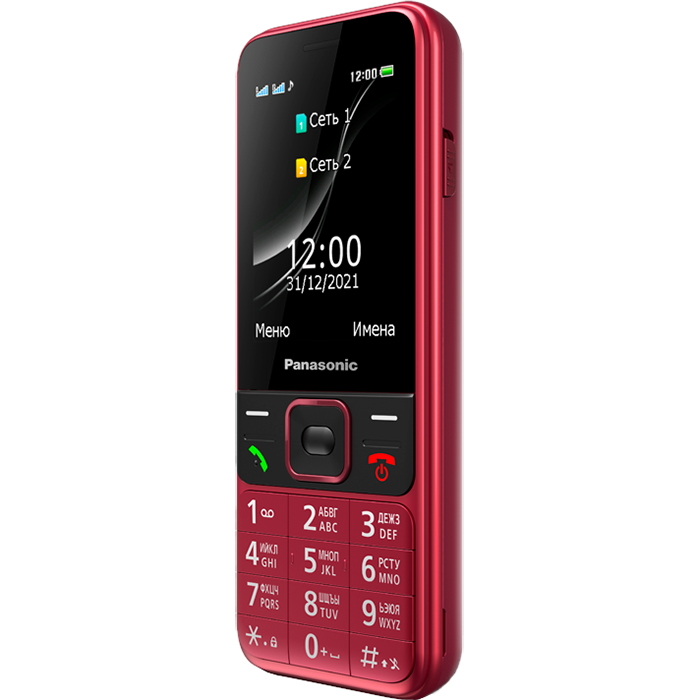 Мобильный телефон Panasonic TF200 красный (KX-TF200RUR)