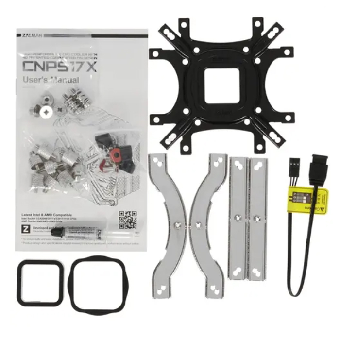 Кулер ALL Soc Zalman CNPS17X НЕТ крепления для 1700 (4-pin, 9-29 dBA, 800-1500 RPM) 200 TDW