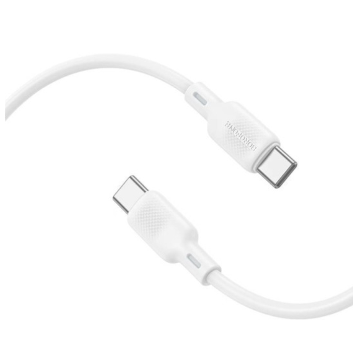 Type-C - Type-C кабель 1.0m Borofone BX113 Lenny (Белый) 6941991115462