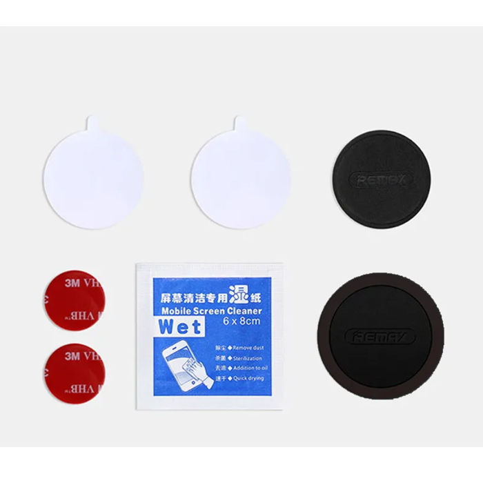 Lержатель универсальный Remax Metal Holder Sticker RM-C30  (Black) 6954851279204 магнитный