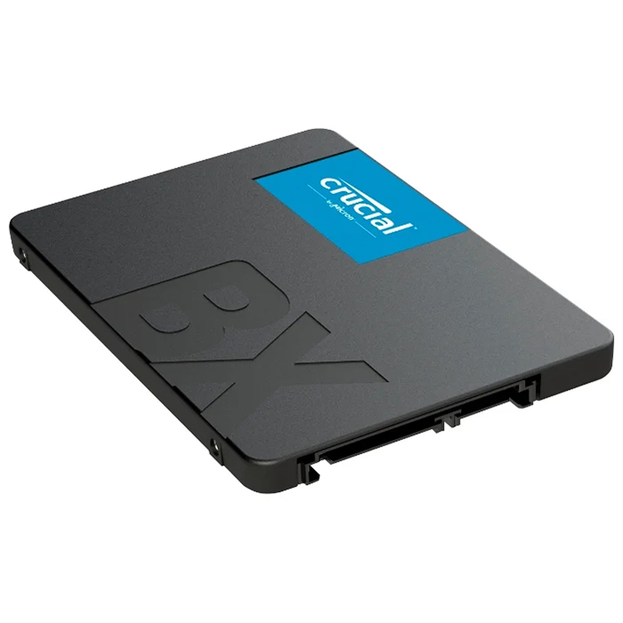 Накопитель SSD 2.5" 500 Gb Crucial BX500 (550/500MBs, 1 500 000 ч, 120 TBW) TLC 3D NAND