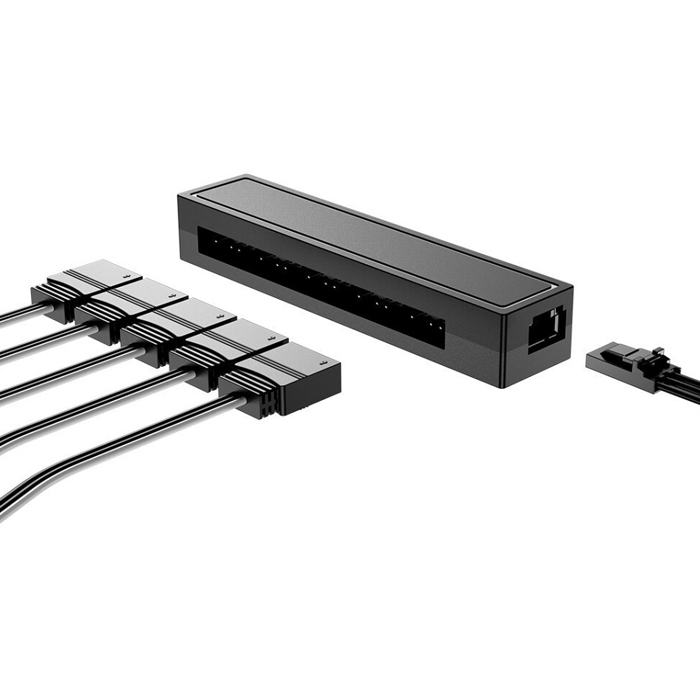 Сплитер Хаб для ARGB кулеров ID-Cooling FH-05 ARGB