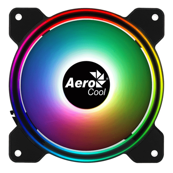 Кулер корпусной 120 мм Aerocool Saturn 12F DRGB Molex+3P