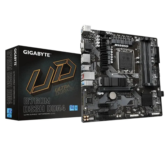Материнская плата GigaByte B760M DS3H DDR4 mATX  Intel 1700