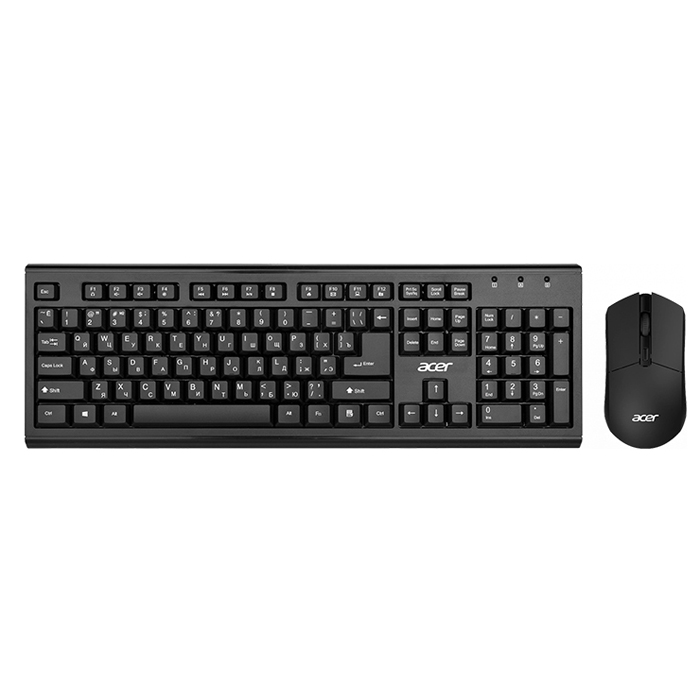 комплект Acer OKR120 клавиатура + мышь black (ZL.KBDEE.007)