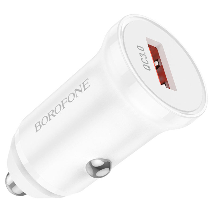 Эмулятор питания USB в автомобиль Borofone BZ18 - 1 USB (White)