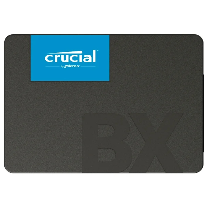 Накопитель SSD 2.5" 500 Gb Crucial BX500 (550/500MBs, 1 500 000 ч, 120 TBW) TLC 3D NAND