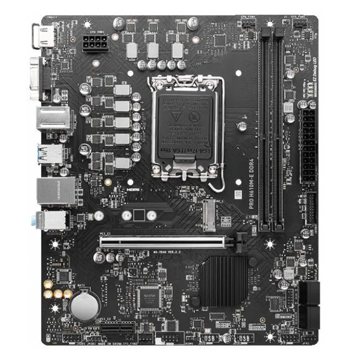 Материнская плата MSI PRO H610M-E DDR4
