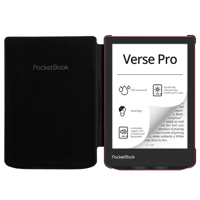 Чехол для книги  PocketBook 629, 634 Verse, Verse Pro чёрный, shell (H-S-634-K-WW)