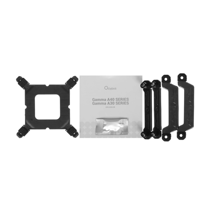 ALL Soc кулер  Ocypus Gamma A40 BK ARGB. Black 200W. Gamma-A40-BK1AAWN00X-GL
