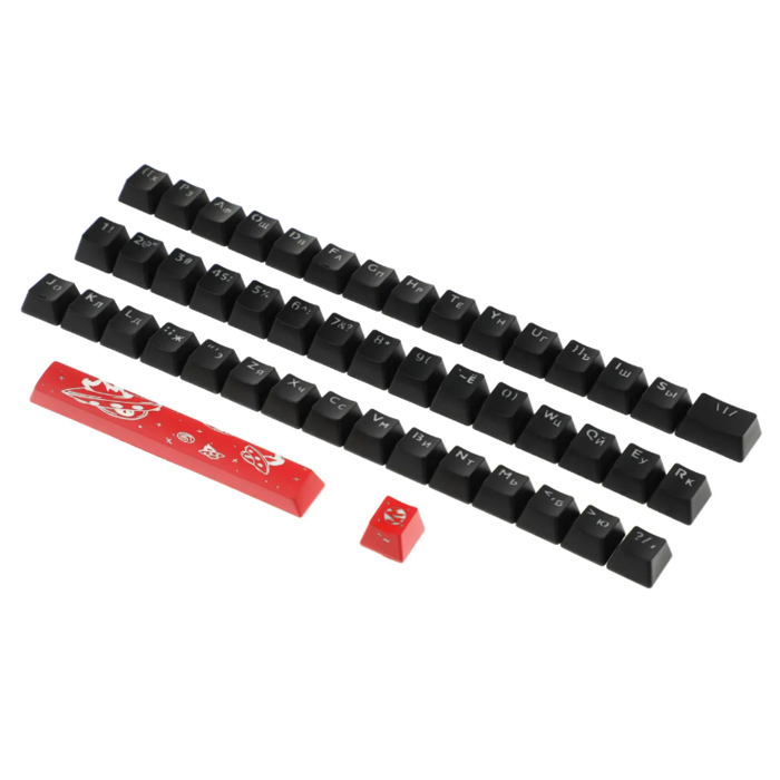 Клавиатура HyperX Alloy Origins 65 проводная, RGB-подсветка, чёрная, 4P5D6AA#ABA