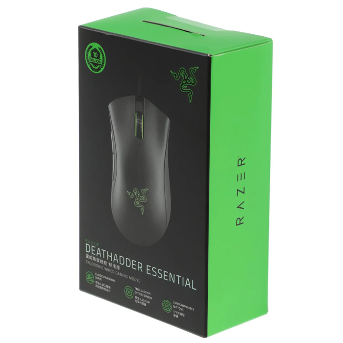 Игровая мышь Razer DeathAdder Essential 2021 black (RZ01-03850100-R3C1)