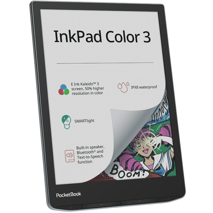 Электронная книга PocketBook 743K3 InkPad Color 3 Stormy Sea (PB743K3-1-WW)
