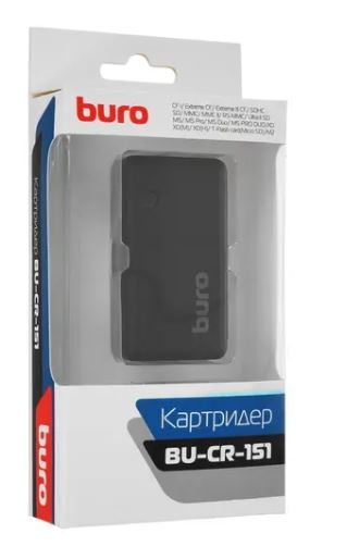 картридер Buro BU-CR-151 (Black)