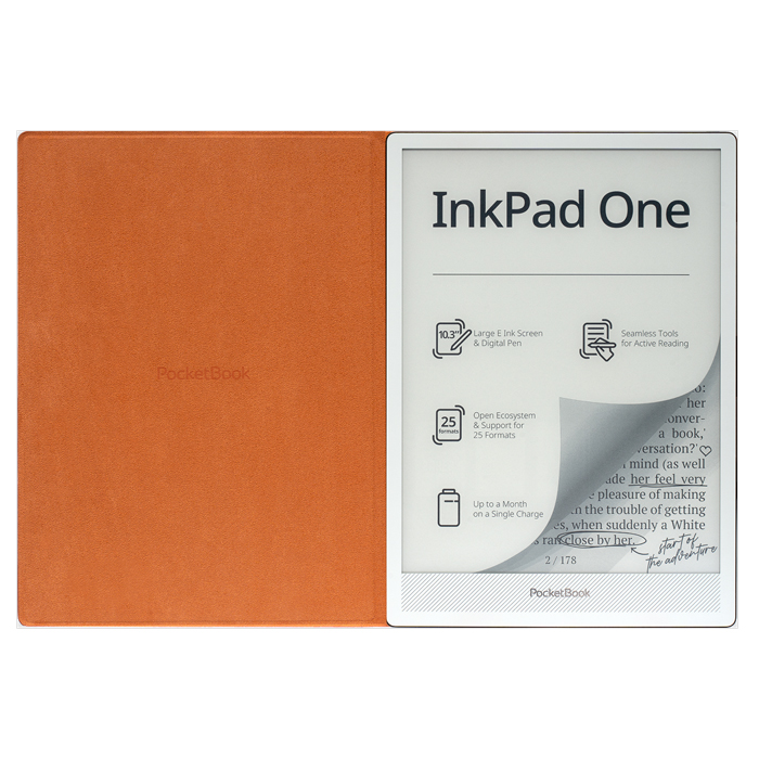 Чехол для PocketBook InkPad One (PB1030), оранжевый (MF-1030-DOG-WW)