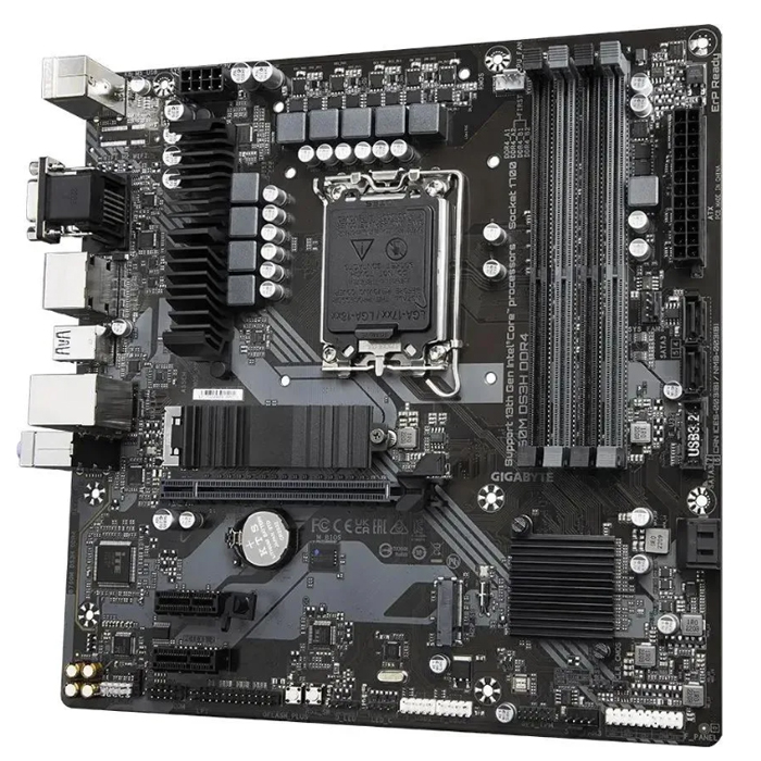 Материнская плата GigaByte B760M DS3H DDR4 mATX  Intel 1700