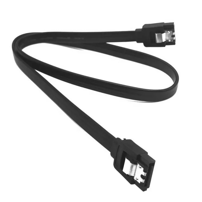 Кабель интерфейсный SATA 50см Черный 80565