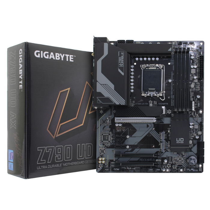 Материнская плата GigaByte Z790 UD AX Intel 1700 (ATX) WiFi DDR5 x4/ SATA x6/M.2x3/ PCI-E*16