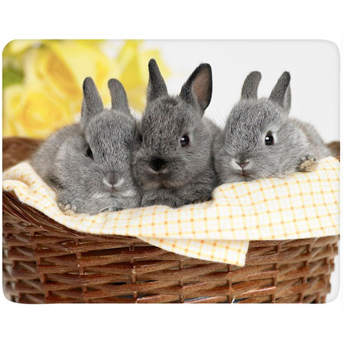 Коврик для мыши Buro BU-M40092 рисунок/кролики