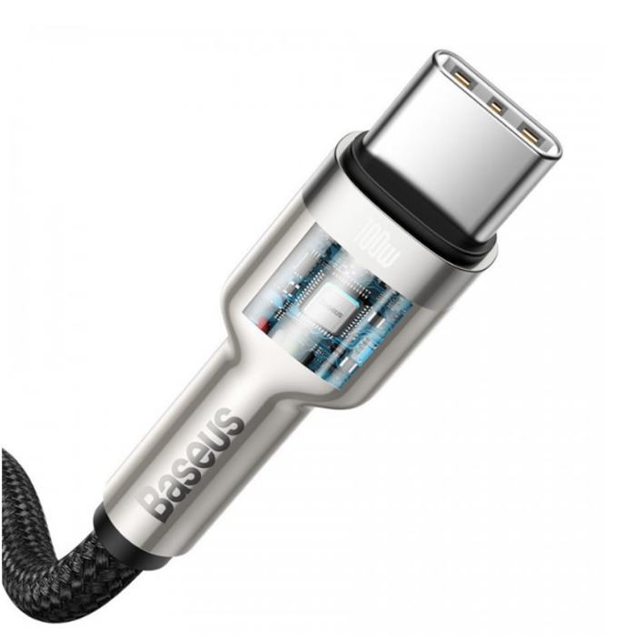 Кабель Baseus Cafule USB-C/USB-C 100W 1м (CATJK-C01) , для быстрой зарядки телефонов , планшетов, Н