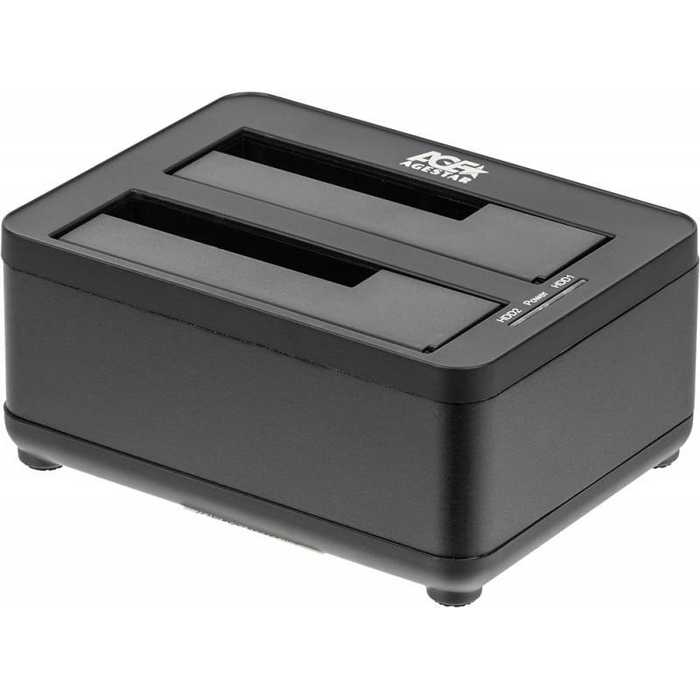 Док станция для  HDD AgeStar 3UBT8 2.5"&3.5" HDD USB3.0 black 3UBT8