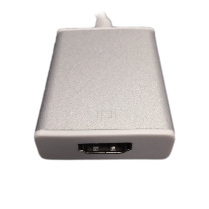 Адаптер Type C -  HDMI B&Pcable (Silver) с хвостиком 20см. TYPE C-HDMI