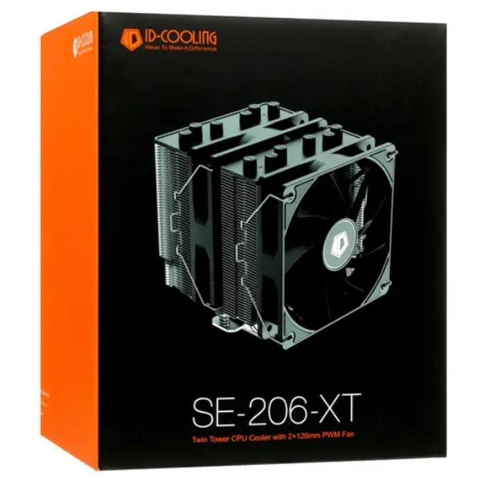 Устройство охлаждения(кулер) ID-COOLING SE-206-XT, 120мм, Ret 1700LGA (4-pin, 15-35 dBA,700-1800 RPM