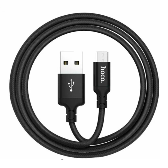 Кабель micro USB 2.0m Hoco (Black) X-14 6957531062905