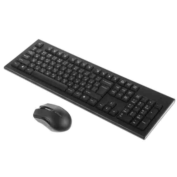 комплект A4Tech клавиатура + мышь A4 3000NS black